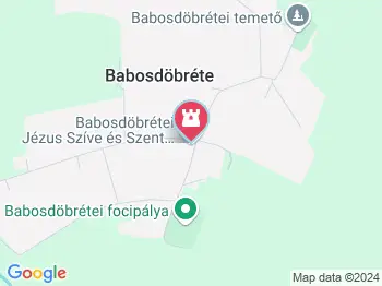 Jézus Szíve és Szent Imre-templom Babosdöbréte a térképen