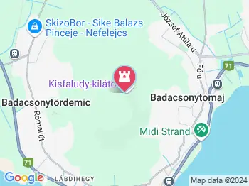 Badacsony-hegy Badacsony a térképen