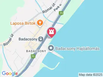 Egry József Strand Badacsony a térképen