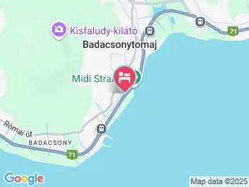 Gizella Apartman Badacsony a térképen