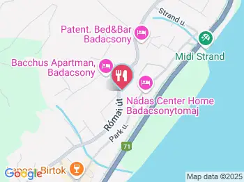 Hárskert Vendéglő Badacsony a térképen