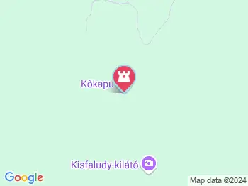 Kőkapu kilátópont Badacsony a térképen