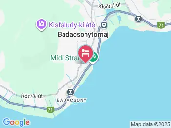 Krisztin Apartman Badacsony a térképen