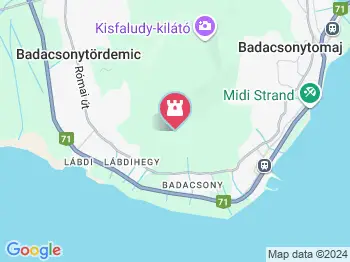 Laposa Birtok Badacsony a térképen