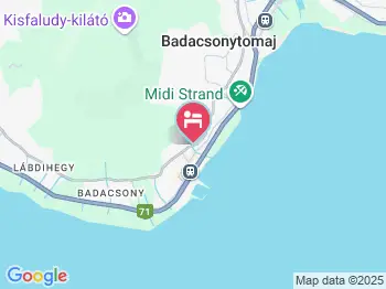 Nagy Bed and Breakfast Badacsony a térképen