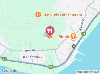 Szeremley Borház Badacsony a térképen