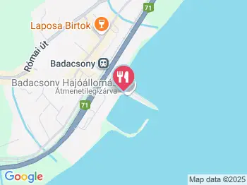 Vitorlás Étterem Badacsony a térképen