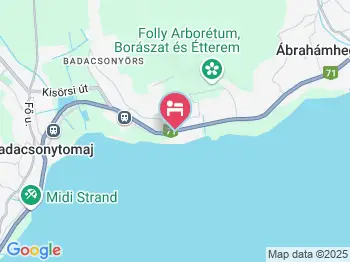 Ilona Apartman Badacsonyörs a térképen