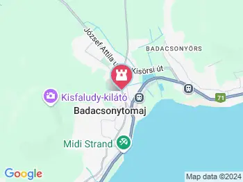 Badacsonytomaj Városi Strand Badacsonytomaj a térképen