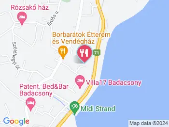 Barát Büfé Badacsonytomaj a térképen