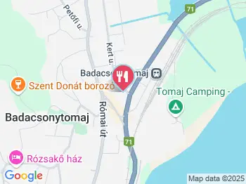 Betérő a Vén Kocsishoz Badacsonytomaj a térképen