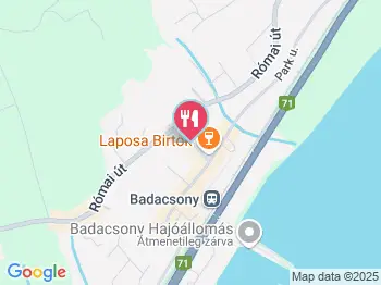 Bonvino Borbár Badacsonytomaj a térképen