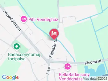 Borbély Vendégház Badacsonytomaj a térképen