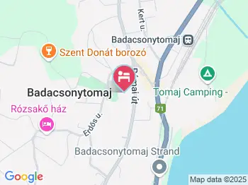 Emi Nyaralóház Badacsonytomaj a térképen