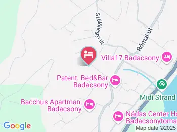 Gizella Vendégház Badacsonytomaj a térképen