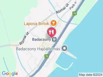 Gyöngyös Falatozó Badacsonytomaj a térképen