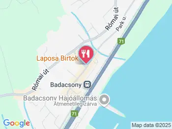 Hableány Badacsonytomaj a térképen