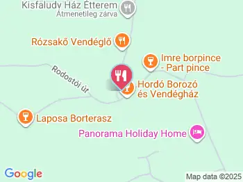 Kisfaludy-Ház Skybar& Étterem Badacsonytomaj a térképen