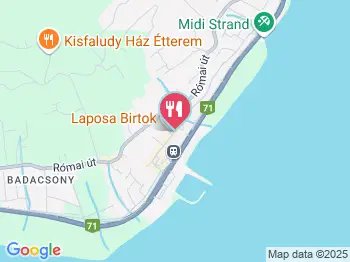 KisHableány Terasz Badacsonytomaj a térképen