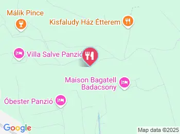 Laposa Borterasz Badacsonytomaj a térképen