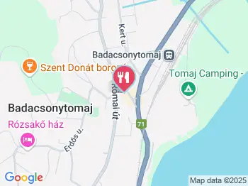 Muskátli Családi Kisvendéglő & Cukrászda Badacsonytomaj a térképen