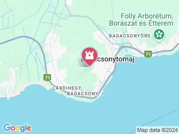 Páholy kilátóhely Badacsonytomaj a térképen