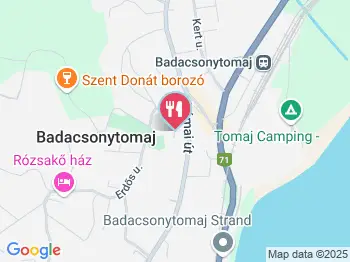 Pelso Fagyizó Badacsonytomaj a térképen