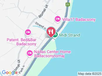 Pláne Badacsony Borterasz Badacsonytomaj a térképen