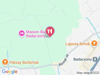 Szőlőhegy Bisztró Badacsonytomaj a térképen