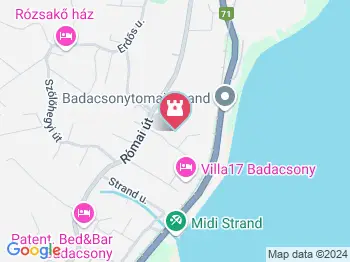 Udvardi Erzsébet Kiállítóterem-Képtár Badacsonytomaj a térképen