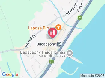 Vigadó Borozó Badacsonytomaj a térképen