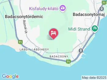 Pátzay Borvilla Badacsonytomaj Badacsonytomaj a térképen