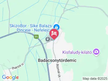 Gitta Vendégház Badacsonytördemic a térképen
