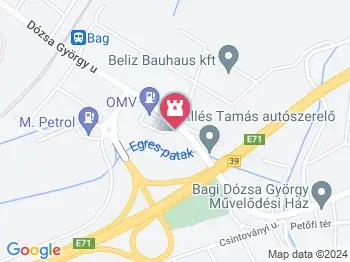 Fási-kert környezetismereti tanösvény Bag a térképen