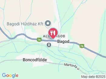 Vénusz Panzió & Vendéglő Bagod a térképen
