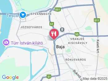 Armstrong Jazz & Rock Club Baja a térképen