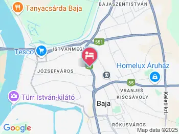 Dózsa Ház Baja a térképen