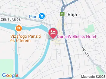 Duna Wellness Hotel Baja a térképen