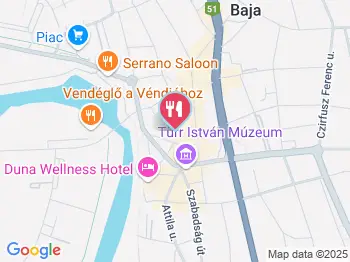 Galéria Cukrászda és Kávézó Baja a térképen