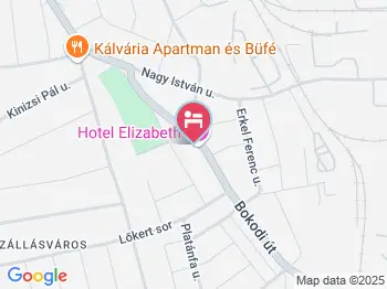 Hotel Elizabeth Baja a térképen