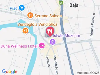 Mola Gastropub Baja a térképen