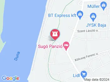 Nepomuki Szent János-kápolna Baja a térképen