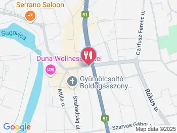 Sandwich Mekka Baja a térképen