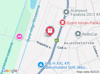 Bunyevác Tájház Baja - Szentistván a térképen