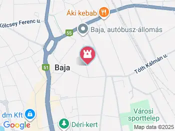 Éber Emlékház Baja - Szentistván a térképen