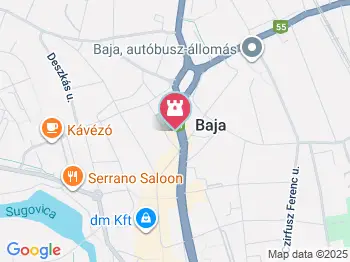 Nagy István Képtár Baja - Szentistván a térképen