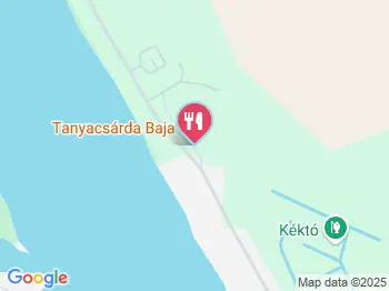 Dunaparti Tanyacsárda Étterem Baja a térképen