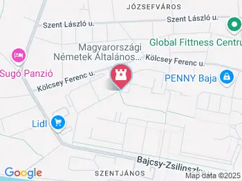 Ulmer Schachtel Baja a térképen