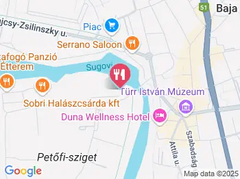 Véndió Étterem Baja a térképen