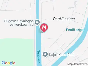 Vizafogó Panzió étterme Baja a térképen